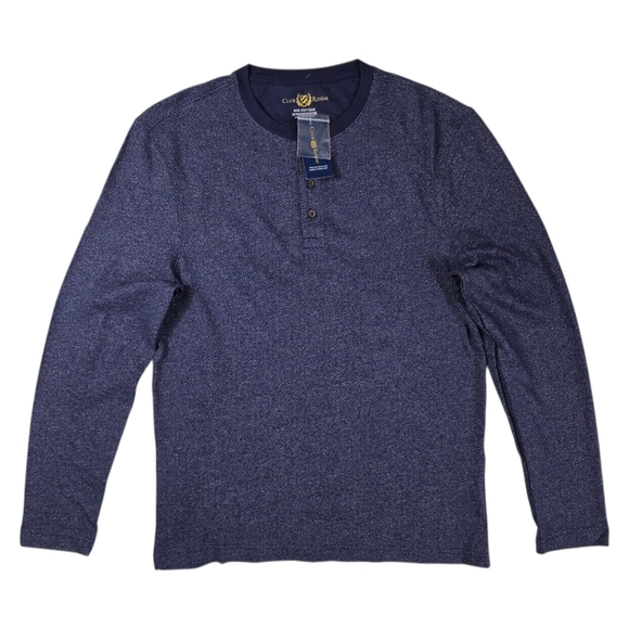 NWT CLUB ROOM HENLEY SWEATER SHIRT - Picture 1 of 4